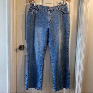 Duck Head High Rise Boot Cut Jeans Womens 12S Blue Chore Western Country Barn